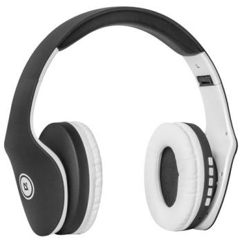 Наушники с микрофоном (гарнитура) DEFENDER FREEMOTION B525, Bluetooth, беспроводные, черные с белым, 63525 - Премиум Сервис
