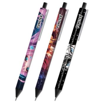 Карандаш механический 0,7 мм с принтом FUNSTER "ANIME", корпус soft-touch ассорти, 182059 - Премиум Сервис