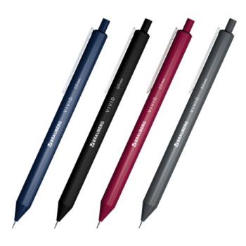 Карандаш механический 0,5 мм BRAUBERG "VIVID", корпус soft-touch ассорти, 182063 - Премиум Сервис