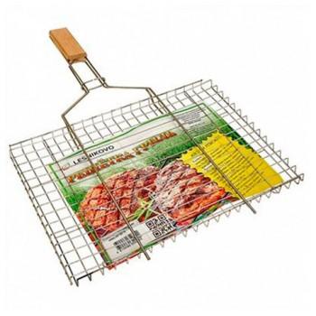 Решетка-гриль универсальная, размер 350х260 мм, глубина 16 мм, никелированное покрытие, РГУ2НЭ - Премиум Сервис