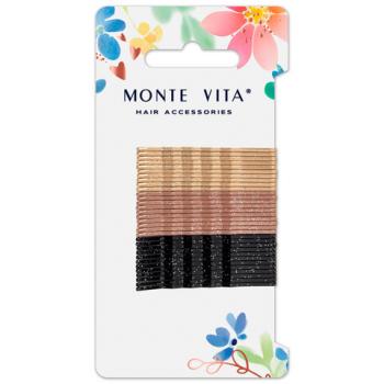 Невидимки для волос НАБОР 30 шт, 5 см, разные цвета MONTE VITA 457100 - Премиум Сервис