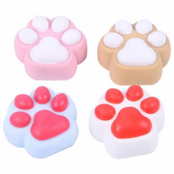 Игрушка-антистресс "КОШАЧЬЯ ЛАПКА", 6,5х6 см, ассорти 4 цвета, JOLLY JOT (ДЖОЛЛИ ДЖОТ), 665805 - Премиум Сервис