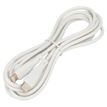 Кабель USB2.0 Type-C-Lightning, 2м, CABLEXPERT, 2.1А, 20Вт, PD, медь, белый, CCB-USB2-CMAPO1-2MW - Премиум Сервис