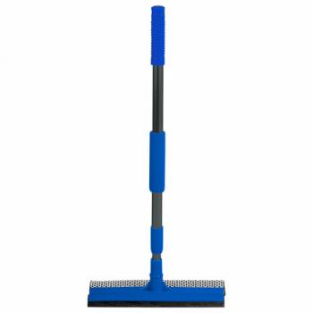 Окномойка КОМПЛЕКТ черенок металлопластик 70-120см + рабочая часть 25см (в разборе), ЛЮБАША, 700049 - Премиум Сервис