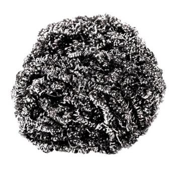 Губка (мочалка) металлическая спиральная 15 грамм, для посуды, гриля, плиты, LAIMA, 700061 - Премиум Сервис