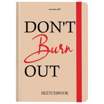 Скетчбук, белая бумага 80г/м 145х203мм, 80л, резинка, твердый, BRAUBERG ART DEBUT, Дизайн 3, 116893 - Премиум Сервис