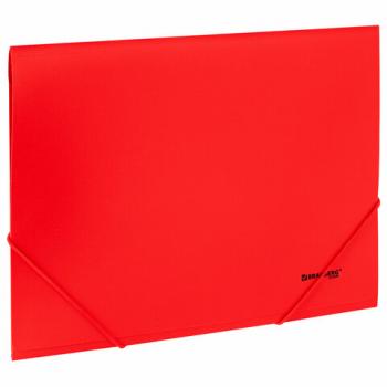 Папка на резинках А4 BRAUBERG UNIVERSAL, красная, до 300 листов, 0,5 мм, 273039 - Премиум Сервис