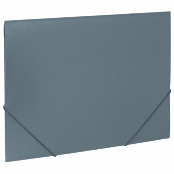 Папка на резинках А4 BRAUBERG PIXEL, серая, до 300 листов, 0,5 мм, 273041 - Премиум Сервис