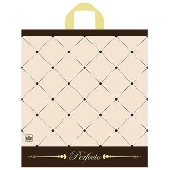 Пакет с петлевой ручкой ПВД, 42х46см, "Перфекто Шик", 95 мкм, ШК2215, н00112571 - Премиум Сервис