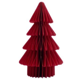 Украшение новогоднее интерьерное из бумаги, "Елочка", 20 см, бордовый цвет, ЗОЛОТАЯ СКАЗКА, 592601 - Премиум Сервис
