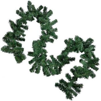 Гирлянда хвойная, длина 270 см, диаметр 20 см, "Хмаs Time", ПВХ, ЗОЛОТАЯ СКАЗКА, 592602 - Премиум Сервис