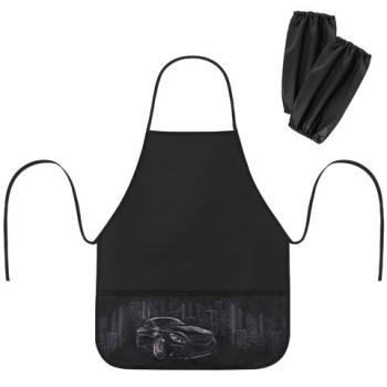 Фартук с нарукавниками для уроков труда BRAUBERG, 3 кармана, 46x54 см, City car, 273639 - Премиум Сервис