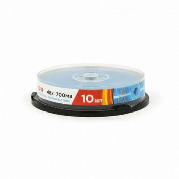 Диски CD-R MIREX, 700 Мб 48x Cake Box (упаковка на шпиле), КОМПЛЕКТ 10 шт, UL120051A8, UL120051A8L - Премиум Сервис