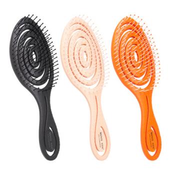 Расческа для волос массажная 22,5х6,5 см, цвета АССОРТИ MONTE VITA, 457416 - Премиум Сервис