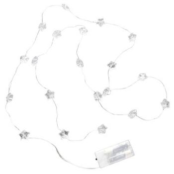 Электрогирлянда-нить комнатная "Звезды", 2м, 20LED, мультицветная, батарейки, ЗОЛОТАЯ СКАЗКА, 592477 - Премиум Сервис