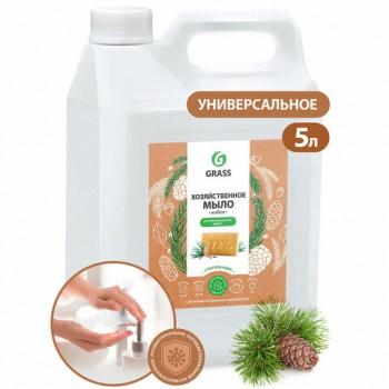 Мыло жидкое хозяйственное 5 кг, GRASS, с маслом кедра, 125581 - Премиум Сервис