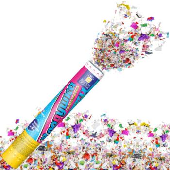 Хлопушка пневматическая 30 см "Party Mix", фольга, конфетти, ассорти, ЗОЛОТАЯ СКАЗКА, 592465 - Премиум Сервис