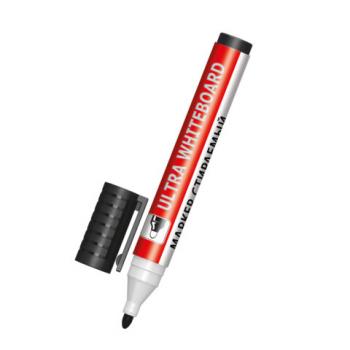 Маркер стираемый для белой доски ЧЕРНЫЙ, BRAUBERG "ULTRA WHITEBOARD MARKER", 3 мм, с клипом, 152634 - Премиум Сервис