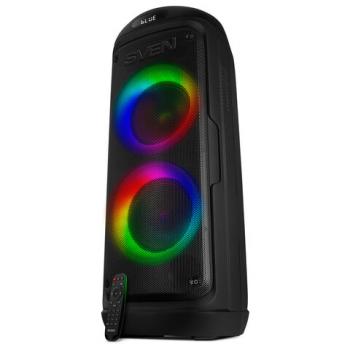 Колонка портативная SVEN PS-770, 100 Вт, TWS, Bluetooth, FM, USB, microSD, LED-дисп, черн, SV-021719 - Премиум Сервис