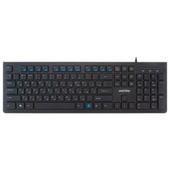 Клавиатура проводная SMARTBUY SLIM 206, USB, 104 клавиши, черная, SBK-206US-K - Премиум Сервис