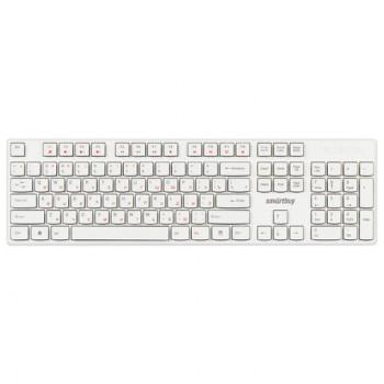 Клавиатура проводная SMARTBUY ONE 238, USB, 104 клавиши, белый, SBK-238U-W - Премиум Сервис