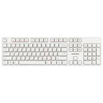 Клавиатура проводная SMARTBUY ONE 238, USB, 104 клавиши, белый, SBK-238U-W - Премиум Сервис