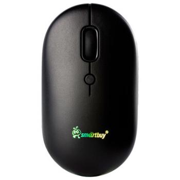 Мышь беспроводная бесшумная SMARTBUY 328AG, USB, 3 кнопки + 1 колесо-кнопка, черный, SBM328AGK - Премиум Сервис