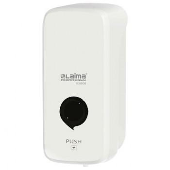 Дозатор для жидкого мыла LAIMA PROFESSIONAL PREMIUM, НАЛИВНОЙ, 1 л, белый, ABS-пластик, 609509 - Премиум Сервис