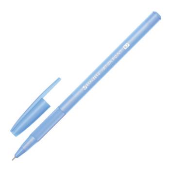 Ручка шариковая с грипом BRAUBERG "i-STICK POINT LIGHT BLUE", СИНЯЯ, пишущий узел 0,7 мм, линия письма 0,35 мм, 144383 - Премиум Сервис