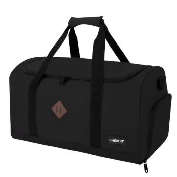 Сумка спортивная HEIKKI MOVE RENOWNED (ХЕЙКИ) отделение для обуви, черная, 28x51x26 см, 273909 - Премиум Сервис