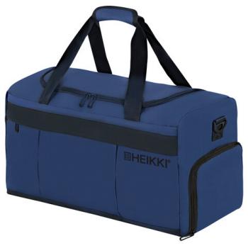 Сумка спортивная HEIKKI MOVE PLUS (ХЕЙКИ) отделение для обуви, синяя, 28х50х23 см, 273897 - Премиум Сервис