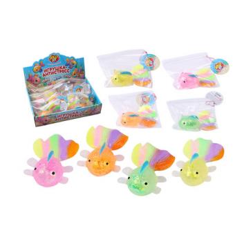 Игрушка-антистресс "РЫБКА", 11 см, ассорти 4 цвета, дисплей, JOLLY JOT (ДЖОЛЛИ ДЖОТ), 665813 - Премиум Сервис