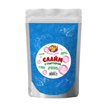 Слайм Лизун с глиттером, аромат бабл-гам, 1,5 кг, JOLLY JOT (ДЖОЛЛИ ДЖОТ), код 1С, 666672 - Премиум Сервис