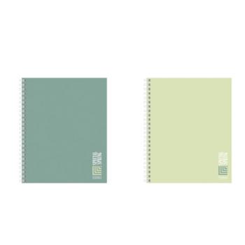 Тетрадь А5, 80 л., HATBER, гребень, линия, Soft-touch ламинация, "Special Spring" (микс в спайке), 090171, 80Т5лВ2гр - Премиум Сервис
