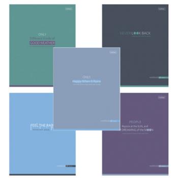 Тетрадь А5, 96 л., HATBER, скоба, клетка, Soft-touch ламинация, "Посмотри с другой стороны" (микс), 090563, 96Т5лВ1 - Премиум Сервис