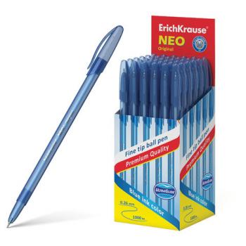 Ручка шариковая ERICH KRAUSE "Neo Stick Original", СИНЯЯ, узел 0,7 мм, линия письма 0,26 мм, 46515 - Премиум Сервис