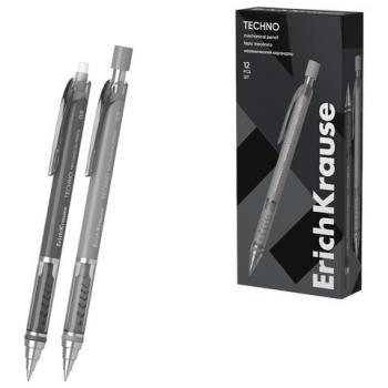 Карандаш механический с автоматической подачей грифеля 0,9 мм, ERICH KRAUSE "Techno", HB, 56014 - Премиум Сервис