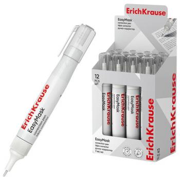 Ручка-корректор ERICH KRAUSE "EasyMask", 7 мл, металлический наконечник, 55989 - Премиум Сервис