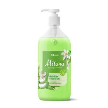Мыло-крем жидкое гипоаллергенное 1л GRASS MILANA "Алоэ Вера", дозатор, 126601 - Премиум Сервис