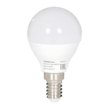 Лампа светодиодная SONNEN EXTRA,10 (85) Вт, E14, шар, нейтральный белый, 30000 ч, LED G45-10W-4000-Е14, 457910 - Премиум Сервис