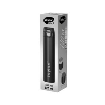 Термокружка 520 мл JOYLUX ULTRA BLACK, нержавеющая сталь SUS304, черный матовый, 700277 - Премиум Сервис