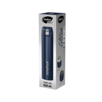 Термокружка 520 мл JOYLUX ULTRA BLUE, нержавеющая сталь SUS304, синий матовый, 700278 - Премиум Сервис