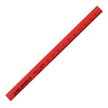 Карандаш столярный KOH-I-NOOR, 1 шт., B, грифель 5х2 мм, корпус красный, 0153600100177 - Премиум Сервис