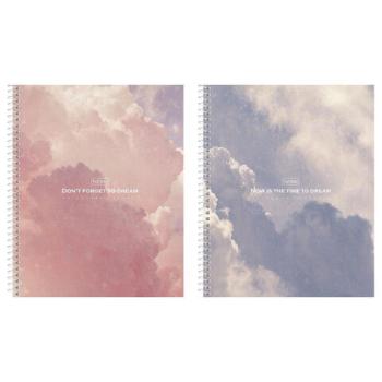 Тетрадь А5 96л. HATBER спираль, клетка, матовая ламинация, Dream (микс в спайке), 093, 96Т5лВ1сп - Премиум Сервис