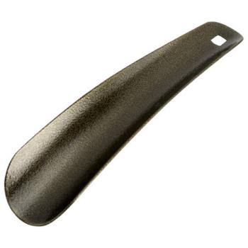 Ложка рожок для обуви с ушком МЕТАЛЛИЧЕСКАЯ 15 см, антик БРОНЗА, SHEGRA (ШЕГРА), LUXE, 702513 - Премиум Сервис