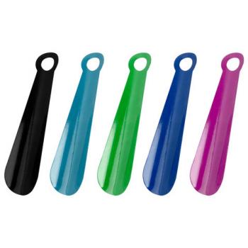 Ложка рожок для обуви МЕТАЛЛИЧЕСКАЯ 20 см, 5 цветов, ассорти, SHEGRA (ШЕГРА), 702503 - Премиум Сервис