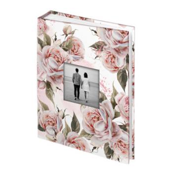Фотоальбом BRAUBERG на 200 фото 10*15 см, твердая обложка, окно под фото, "Flowery love", 391424 - Премиум Сервис
