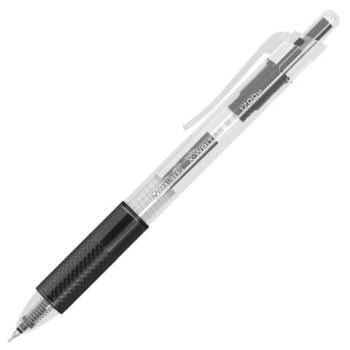 Ручка гелевая автоматическая BRAUBERG "X-WRITER 1700" УВЕЛИЧЕННАЯ ДЛИНА ПИСЬМА 1700 м, ЧЁРНАЯ, игольчатый узел 0,5 мм, линия 0,35 мм, 144472 - Премиум Сервис