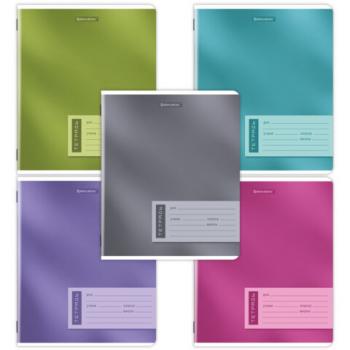 Тетрадь 12л. BRAUBERG клетка, обложка картон, ONE COLOUR, 107776 - Премиум Сервис