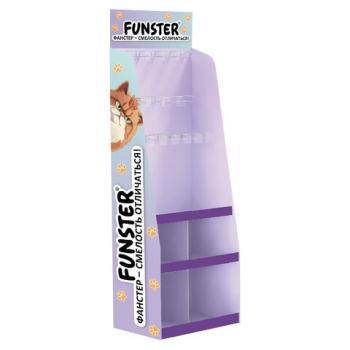 Стойка напольная для размещения товара FUNSTER, 180x60x40 см, 3 полки, 16 крючков, 507854 - Премиум Сервис